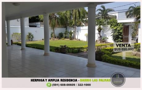 Hermosa Casa En El Barrio Las Palmas