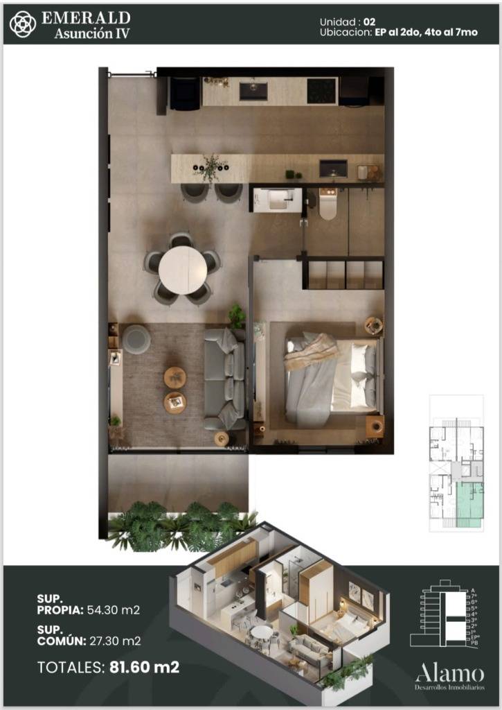 Monoambiente en EMERALD 4 | Las Lomas — foto 2