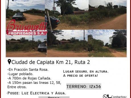 Remato Terreno En Capiata