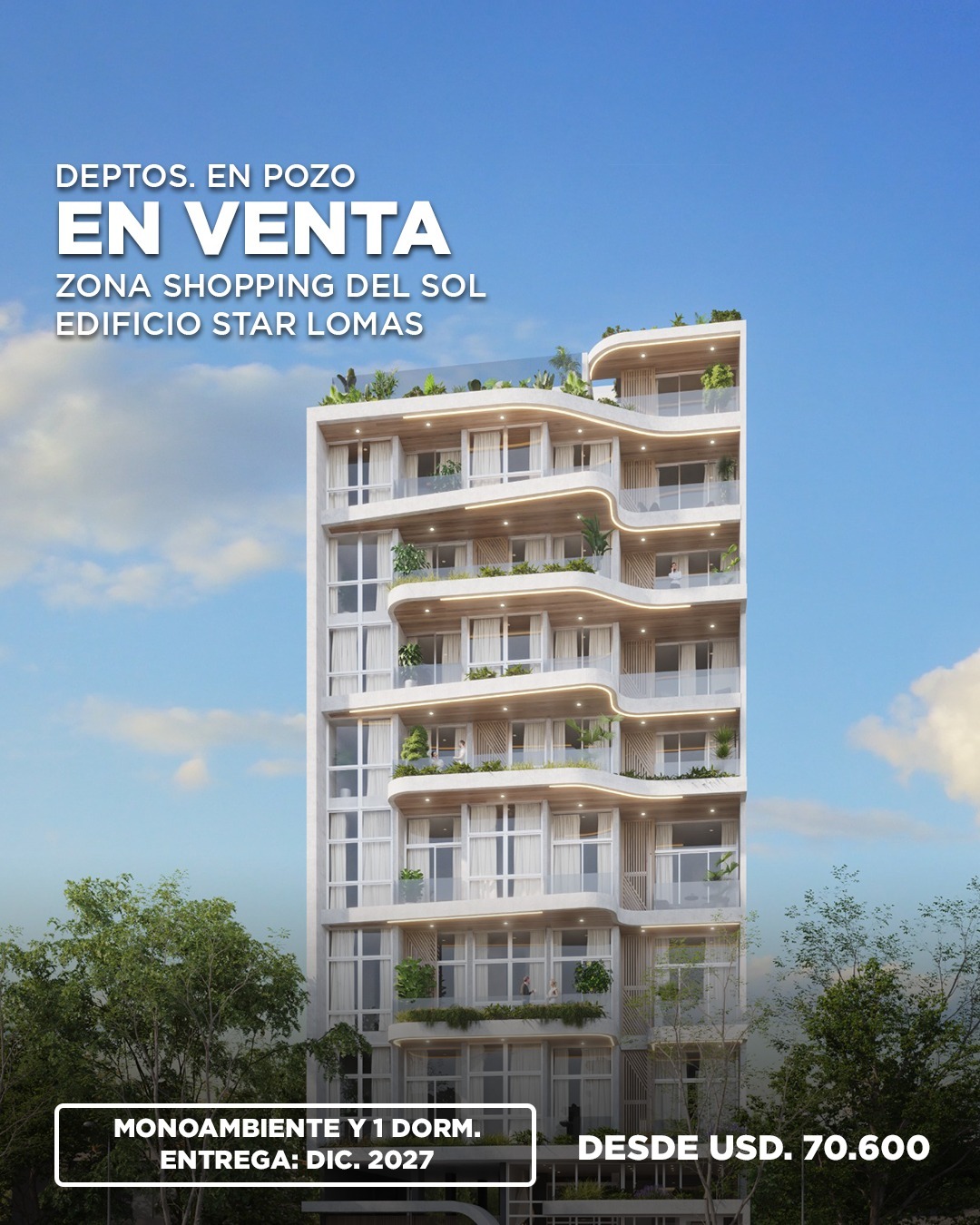 Departamento en venta en Las Lomas