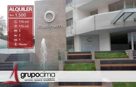 Lujoso Dpto. En Alquiler En El Edificio Platinium