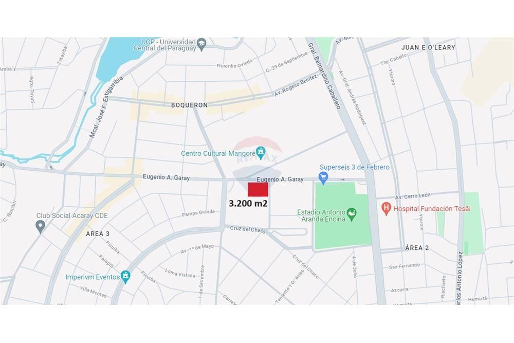 FANTÁSTICO TERRENO COMERCIAL DE 3.200 M2 EN DOBLE ESQUINA - CDE — foto 2