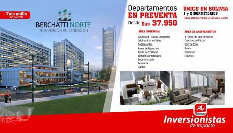 Departamentos En Pre-venta En Zona Norte