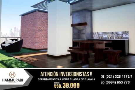Atencion Inversionistas Oferta Departamentos A Media Cuadra De Eusebio Ayala!!!