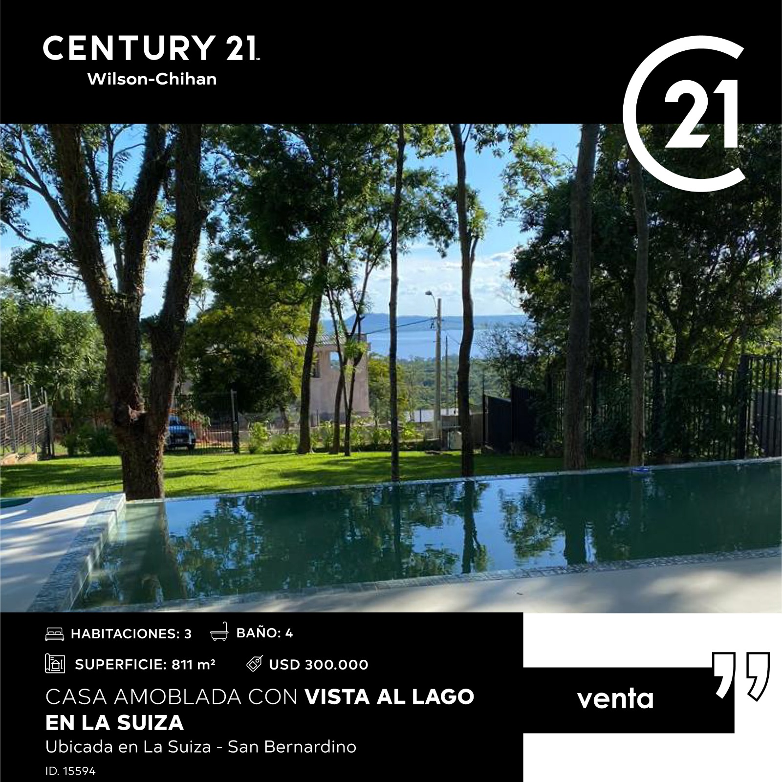 San Ber, Con vista al lago. En La Suiza Sur -Hermosa Casa Amoblada — foto 2