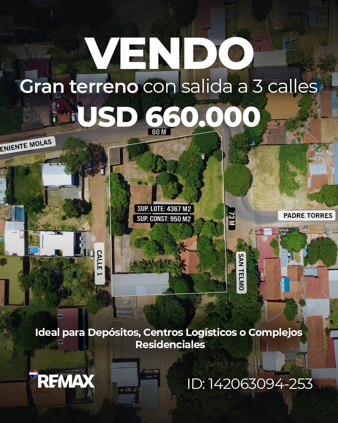 AMPLIA PROPIEDAD DE 4.367M2 EN SAN LORENZO — foto 2