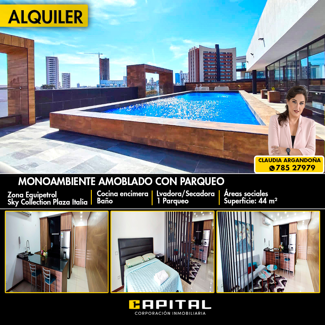 Monoambiente en alquiler en Equipetrol