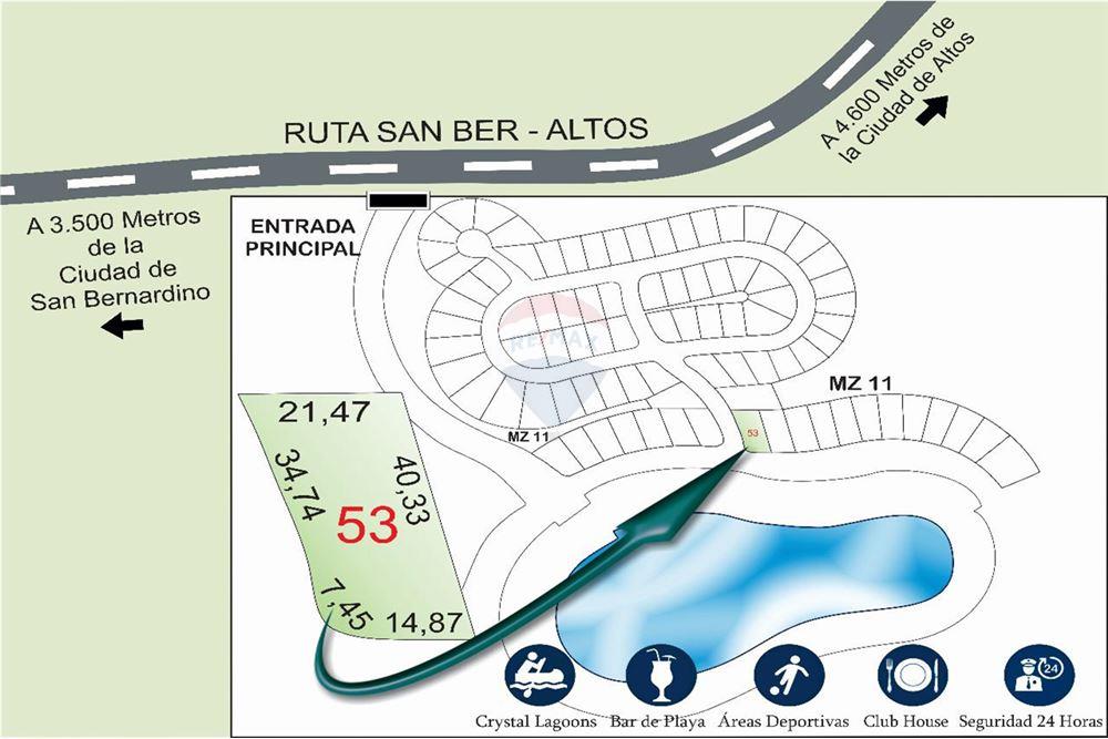 TERRENO EN ESQUINA CON VISTA A LA LAGUNA EN AQUA VILLAGE — foto 3