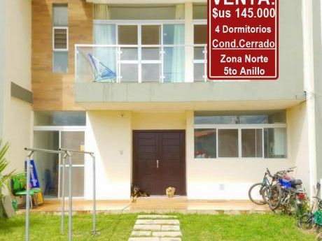 Venta: $us 145.000$ Condiminio Cerrado - Radial 26 5to Anillo