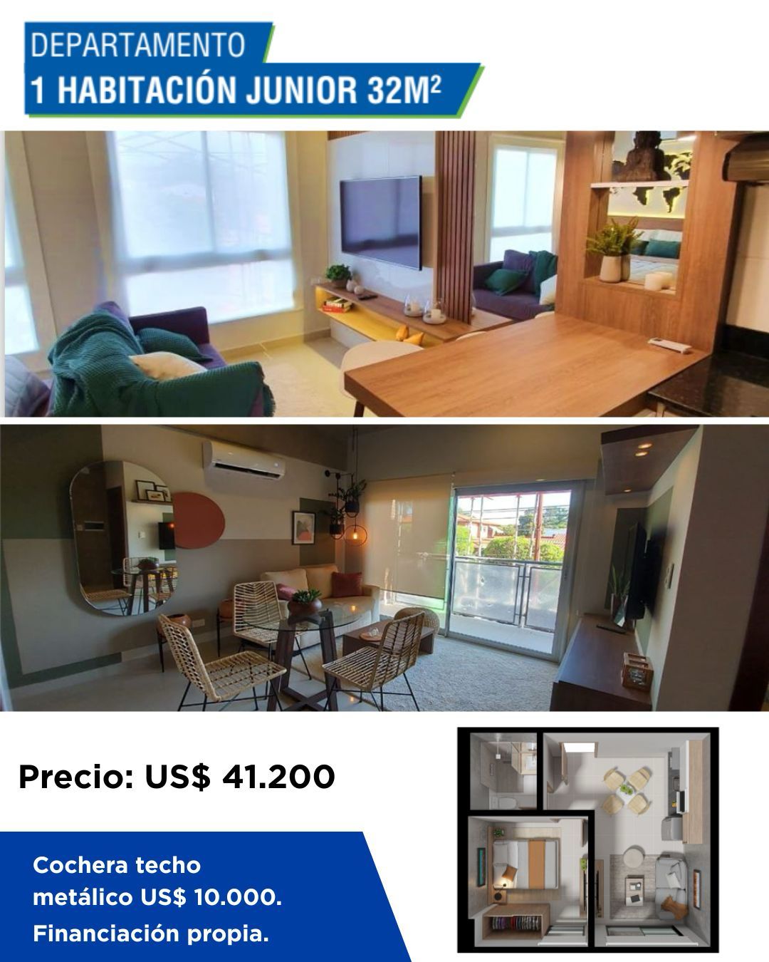 DEPARTAMENTO EN ZUBA TRINIDAD — foto 3