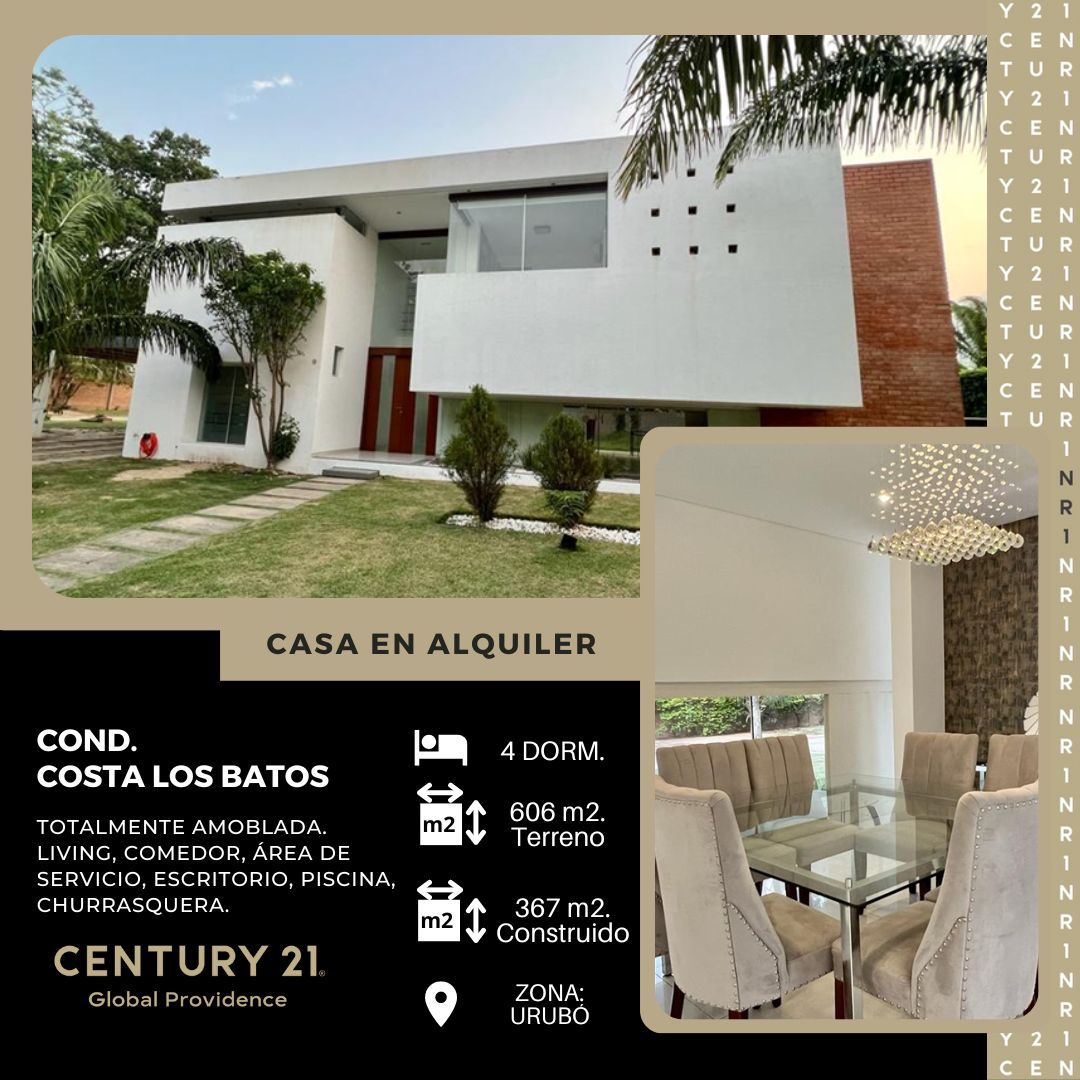 Casa en alquiler en Urubó