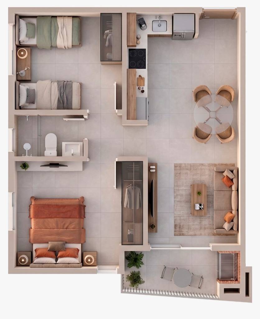 Monoambiente 26 m² en pozo c/ cochera, INARCO CIT, Ytay — foto 3