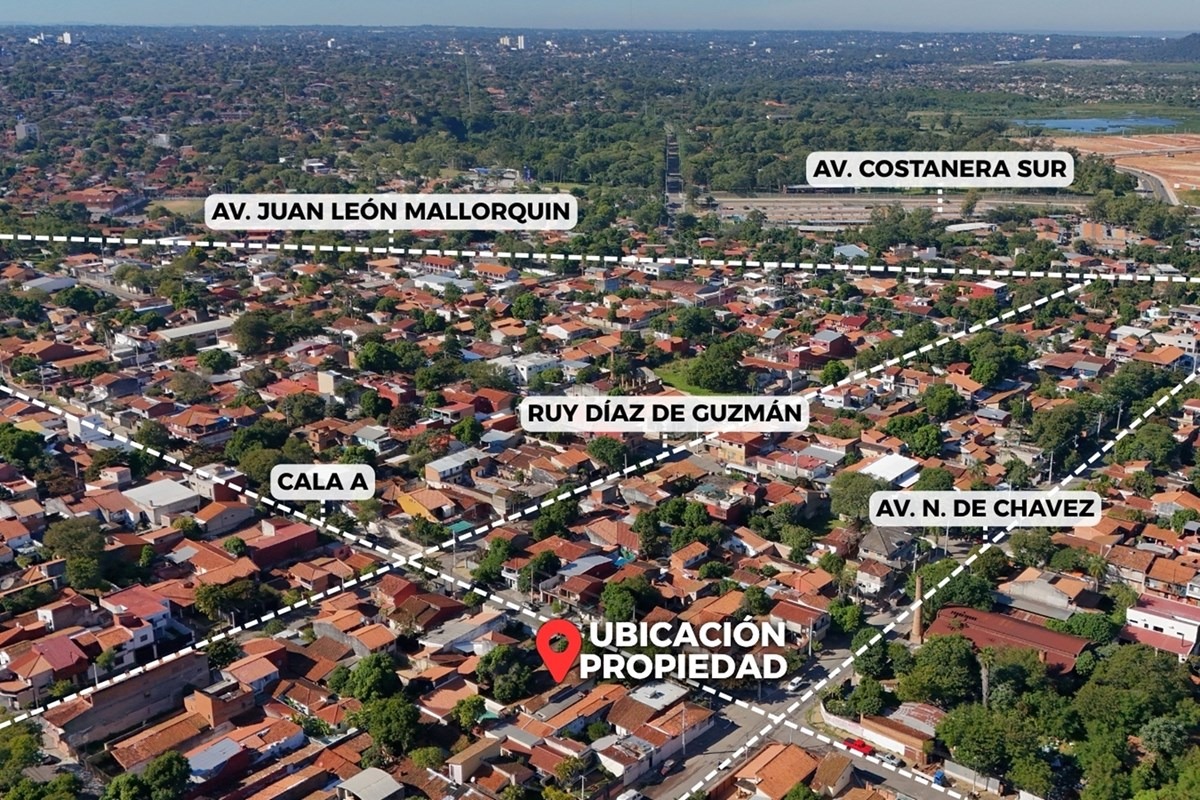 Terreno-Venta-2258 Cala`a entre Nuflo de Chavez y Ruiz Diaz, Sajonia, Asunción — foto 3