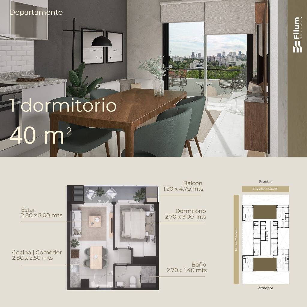 DEPARTAMENTOS EN POZO EN FILUM HERRERA — foto 2
