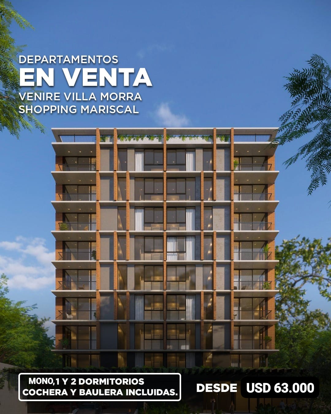 Venire Villa Morra - Mariscal Shopping Area — foto 2