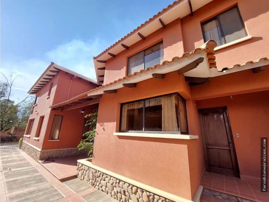 Casa en venta en Tiquipaya