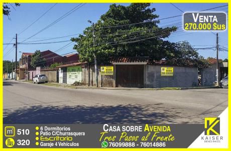 Casa Sobre Avenida Zona 3 Pasos Al Frente