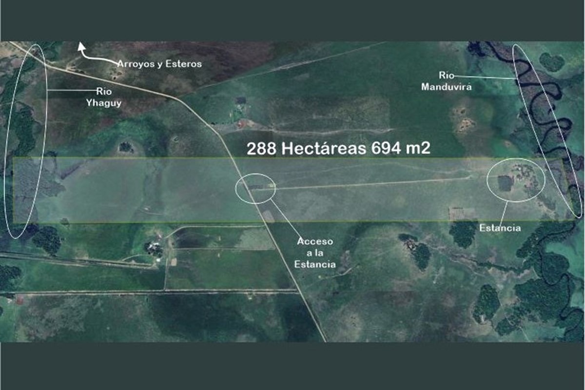 VENDO CAMPO DE 2.880.694m2 en Paraguay, Arroyos y Esteros — foto 3