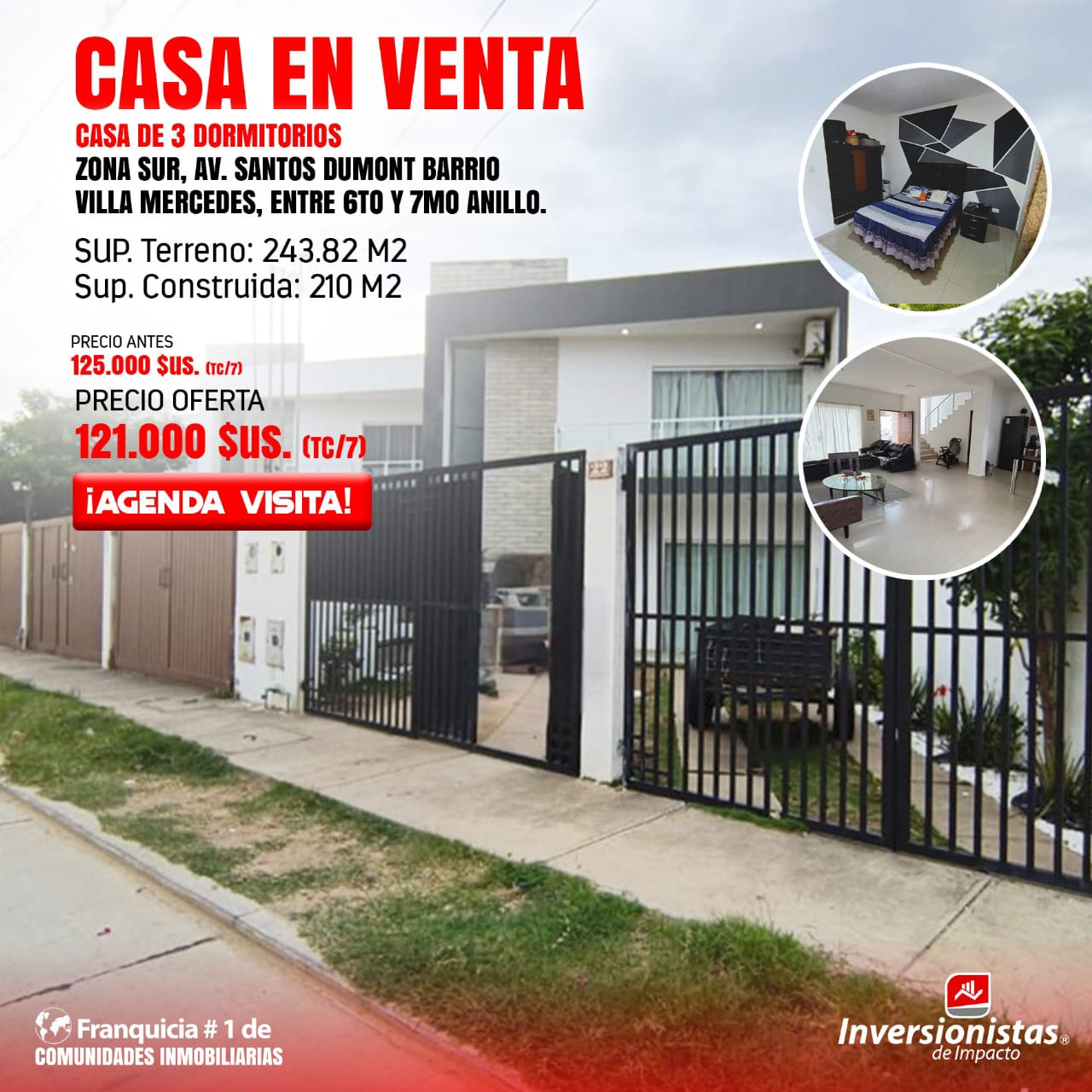 Casa En Venta Zona Sur 