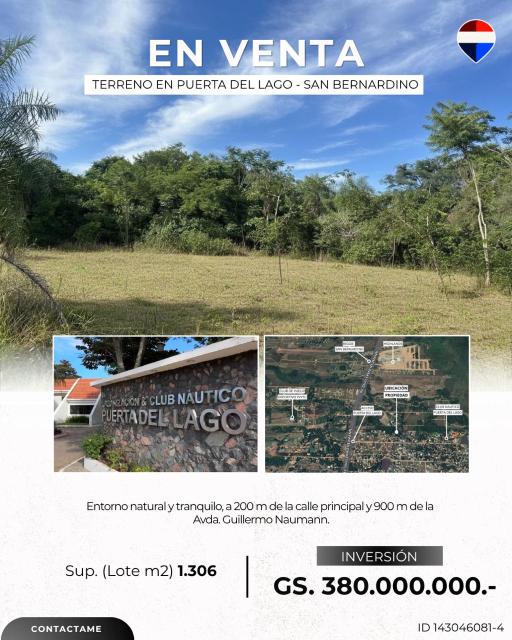 Venta de terreno en Puerta del LAGO, SAN BERNARDINO — foto 2