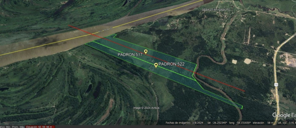 Oportunidad! Terreno sobre el Río Paraguay, Villa Franca, Ñeembucu — foto 2