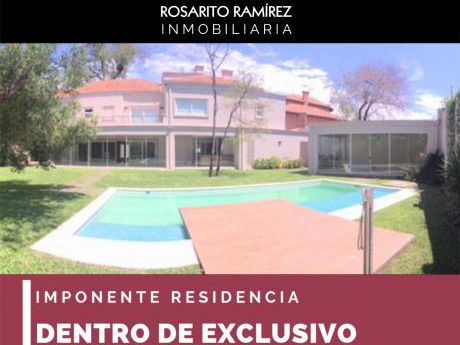 Imponente Residencia En Exclusivo Barrio Cerrado!