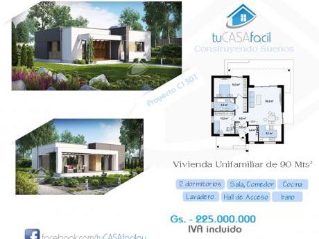 Vivienda Unifamiliar De 90m2