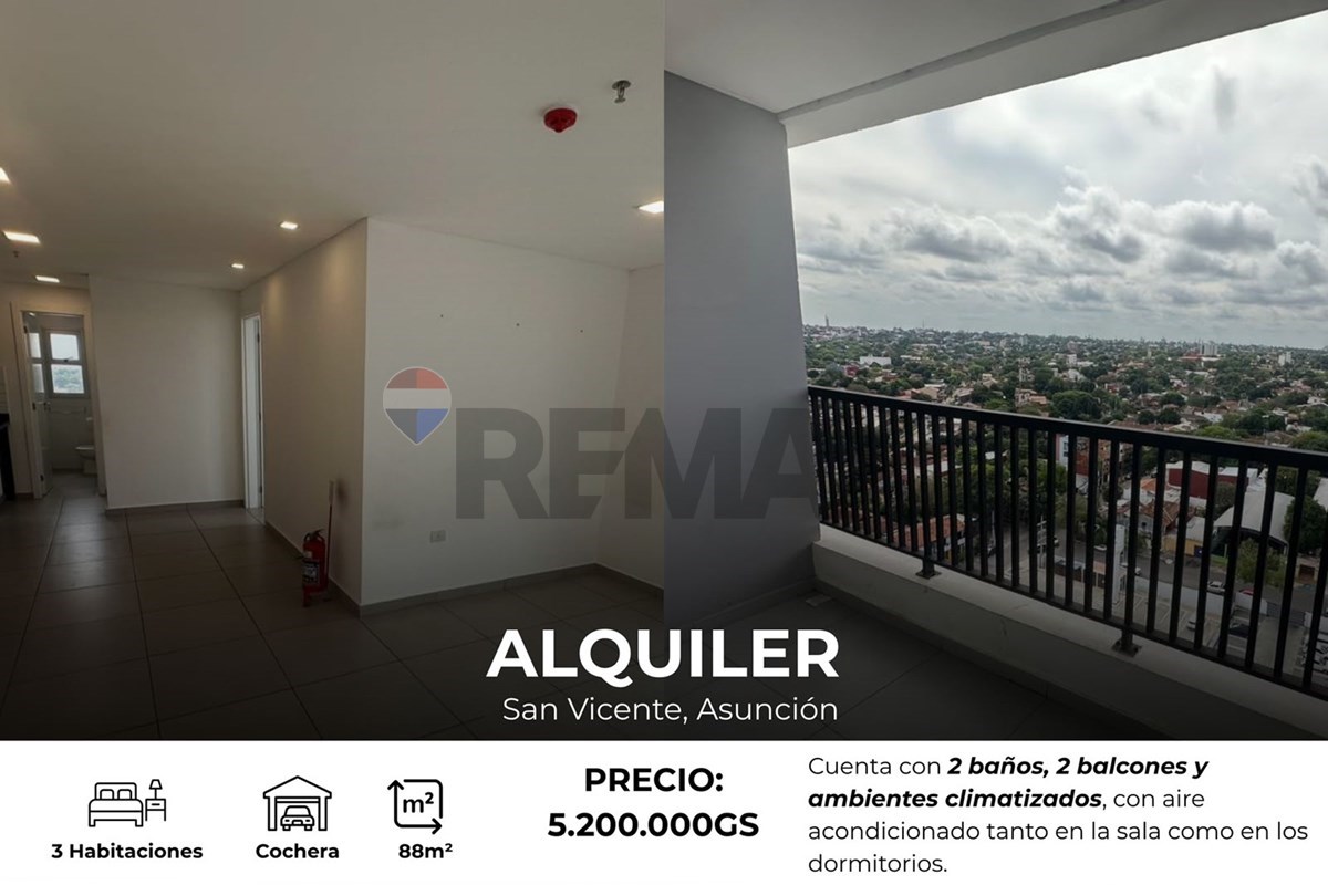 Departamento en alquiler en San Vicente