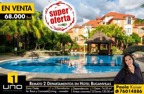 Oferta 2 Departamentos De Ocasion En Hotel Buganvillas