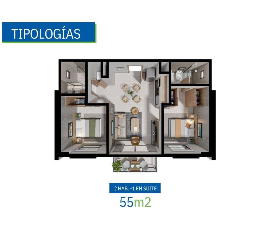 EN VENTA DEPARTAMENTO CON VISTA AL RÍO EN POZO. ID 43652 — foto 3