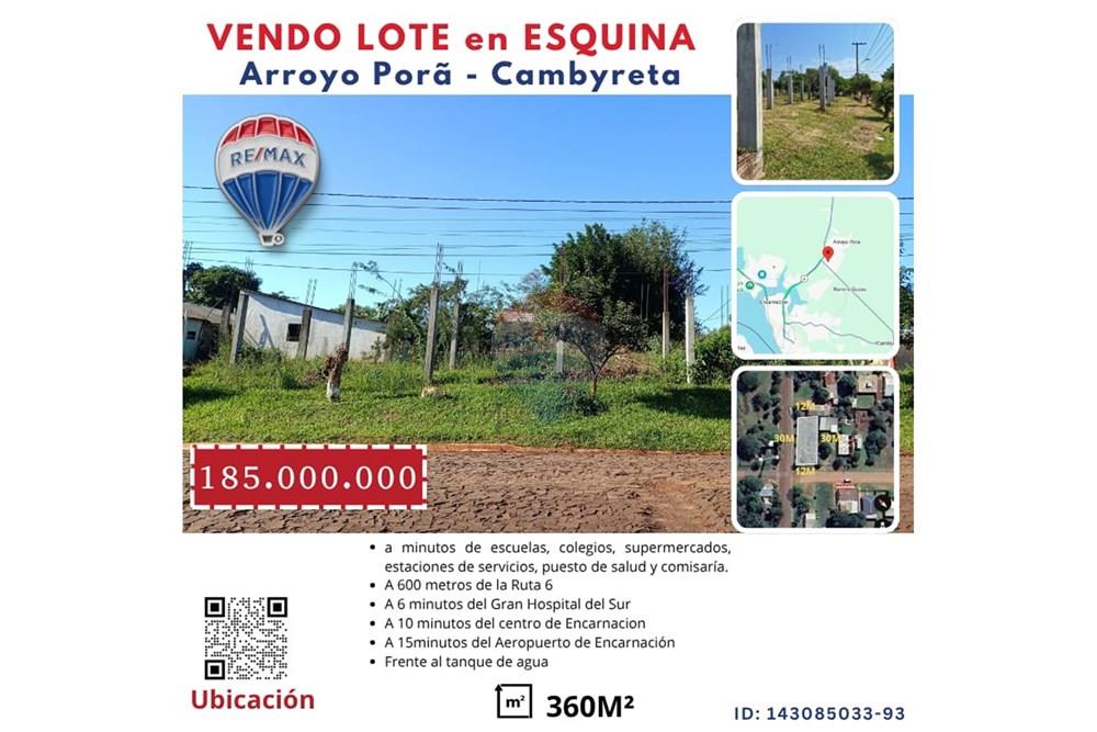 Terreno - Venta - Cambyretá, Itapúa, Paraguay — foto 2