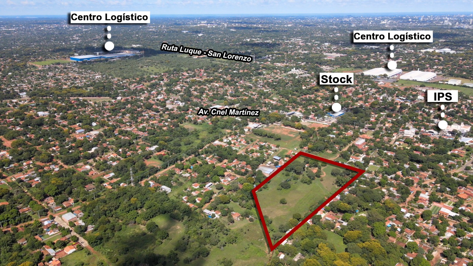 Terreno en Venta 3HA, Zona IPS Luque | ideal para desarrollo logistico — foto 3