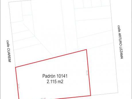 Aguada - Excelente Padrón De 2115 M2 Edif.