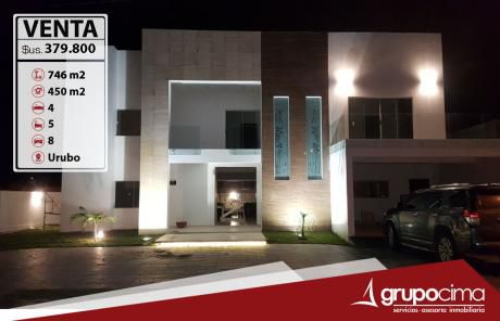 Lujosa Casa En Venta En Condominio Del Urubo !!