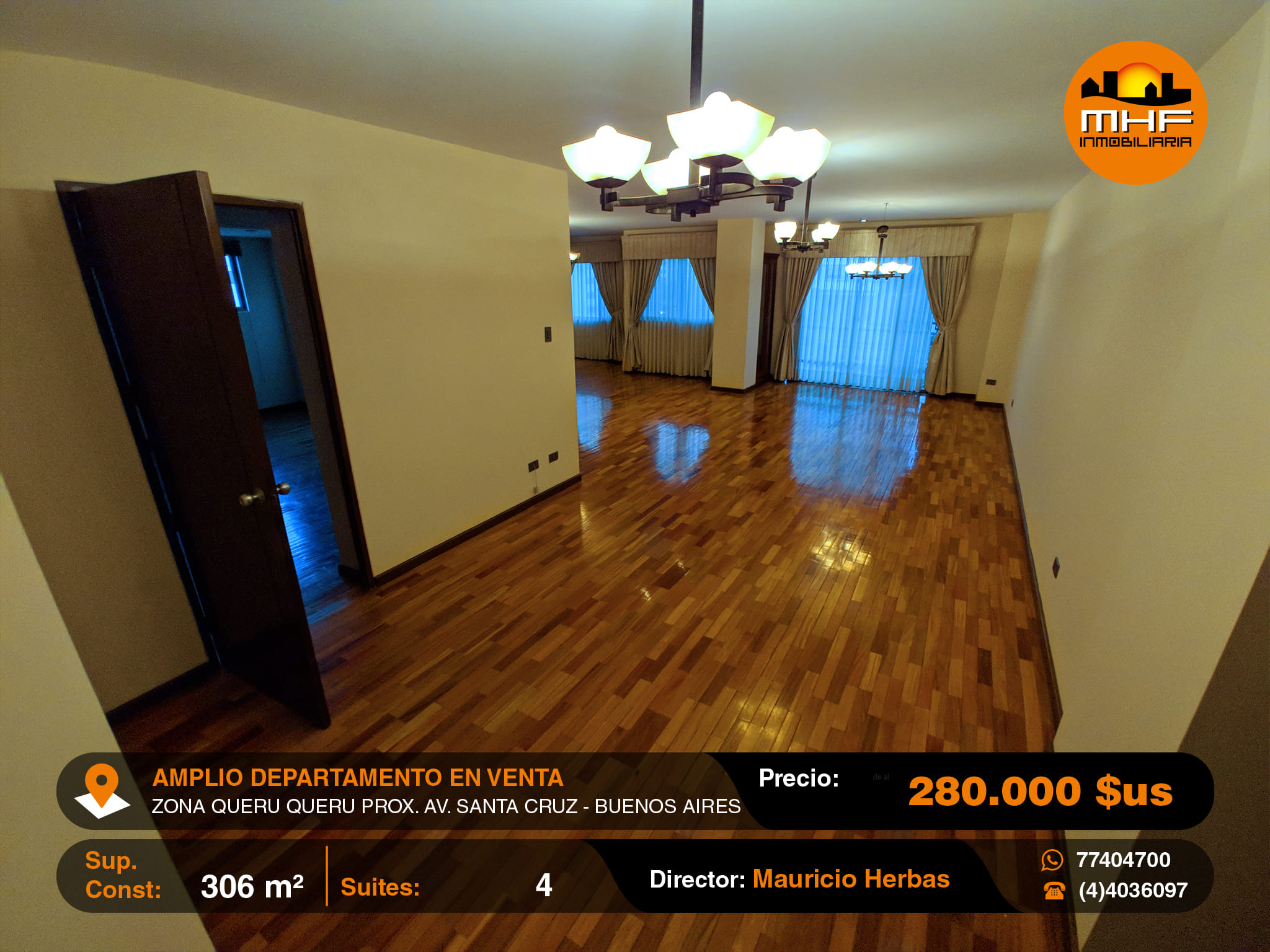 Departamento en venta en Queru Queru