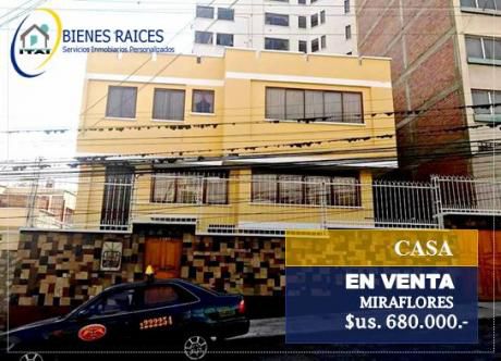 Casa En Venta - Miraflores