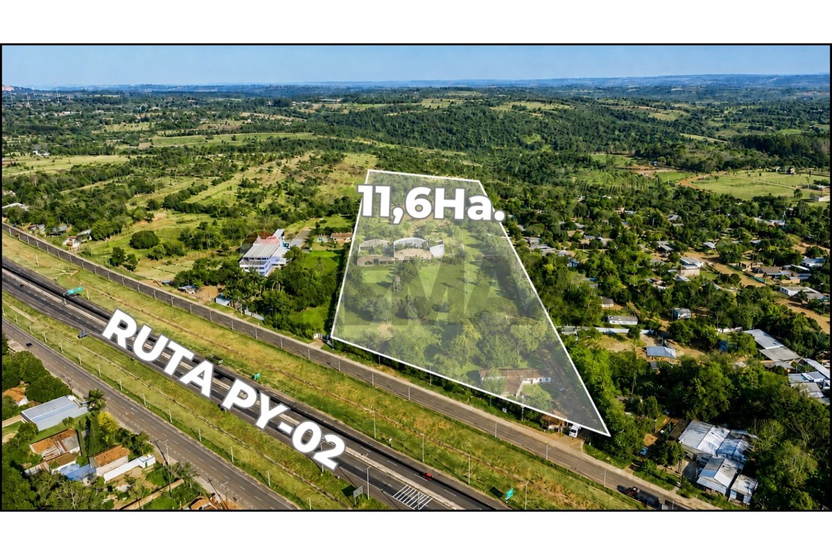 EN VENTA TERRENO DE 11.8 HAS EN CAAGUAZU