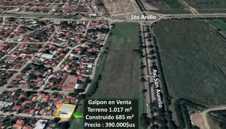 En Venta Galpon