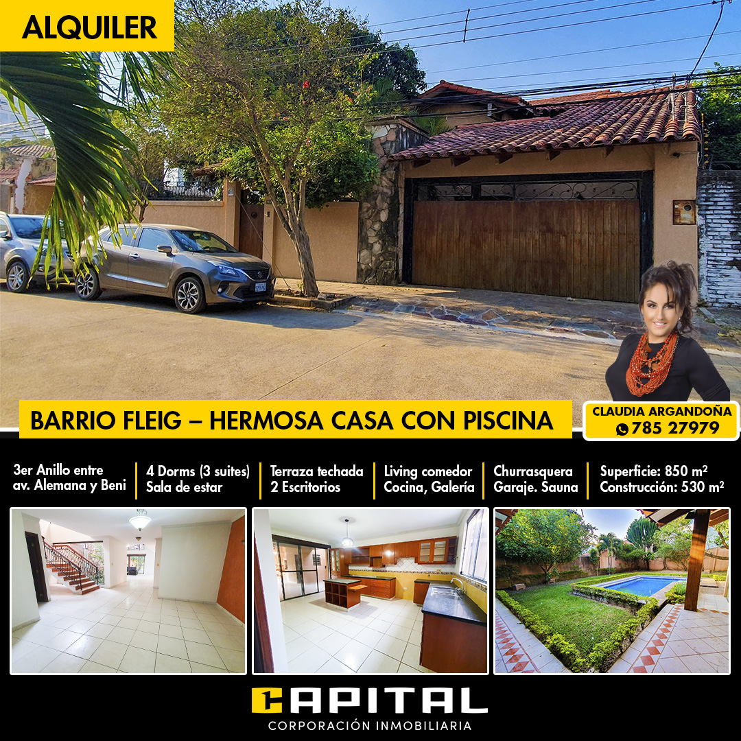Casa en alquiler en Norte