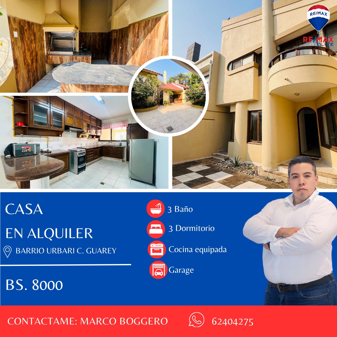 Casa en alquiler en Oeste