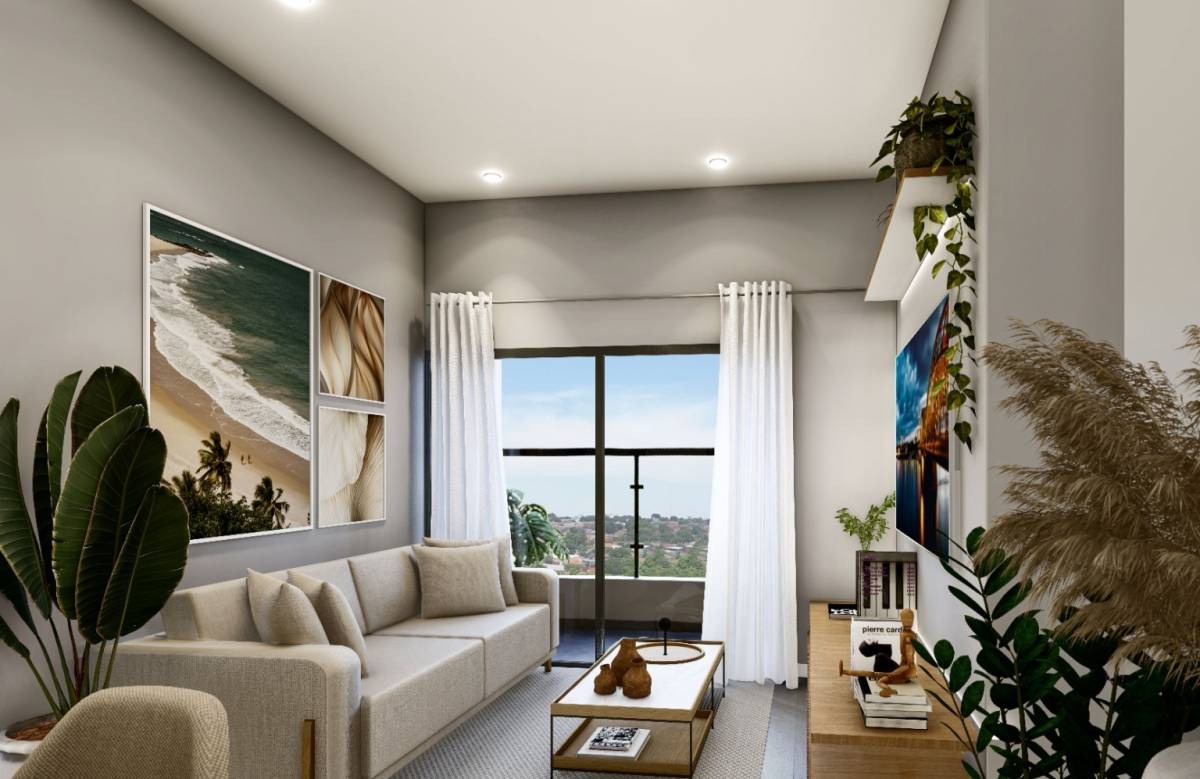 Depto. de 2 Dorm de 67.8m2 - EN POZO - LIVING TRINIDAD — foto 2