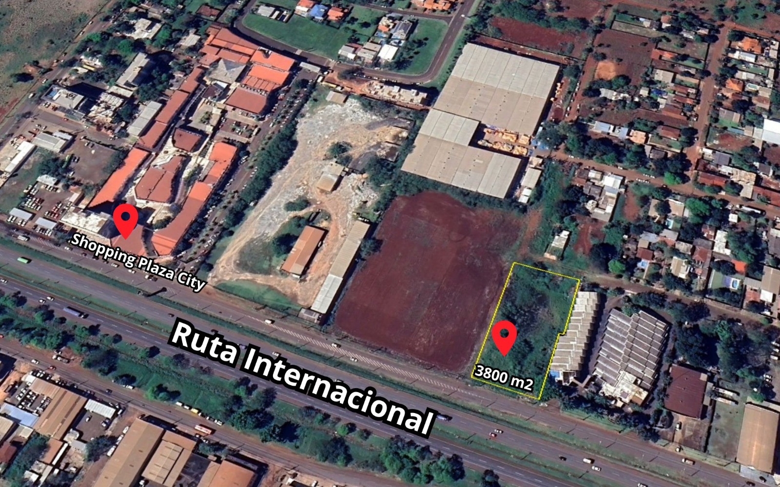 VENDO TERRENO SOBRE RUTA EN CDE! KM8 1/2 — foto 2