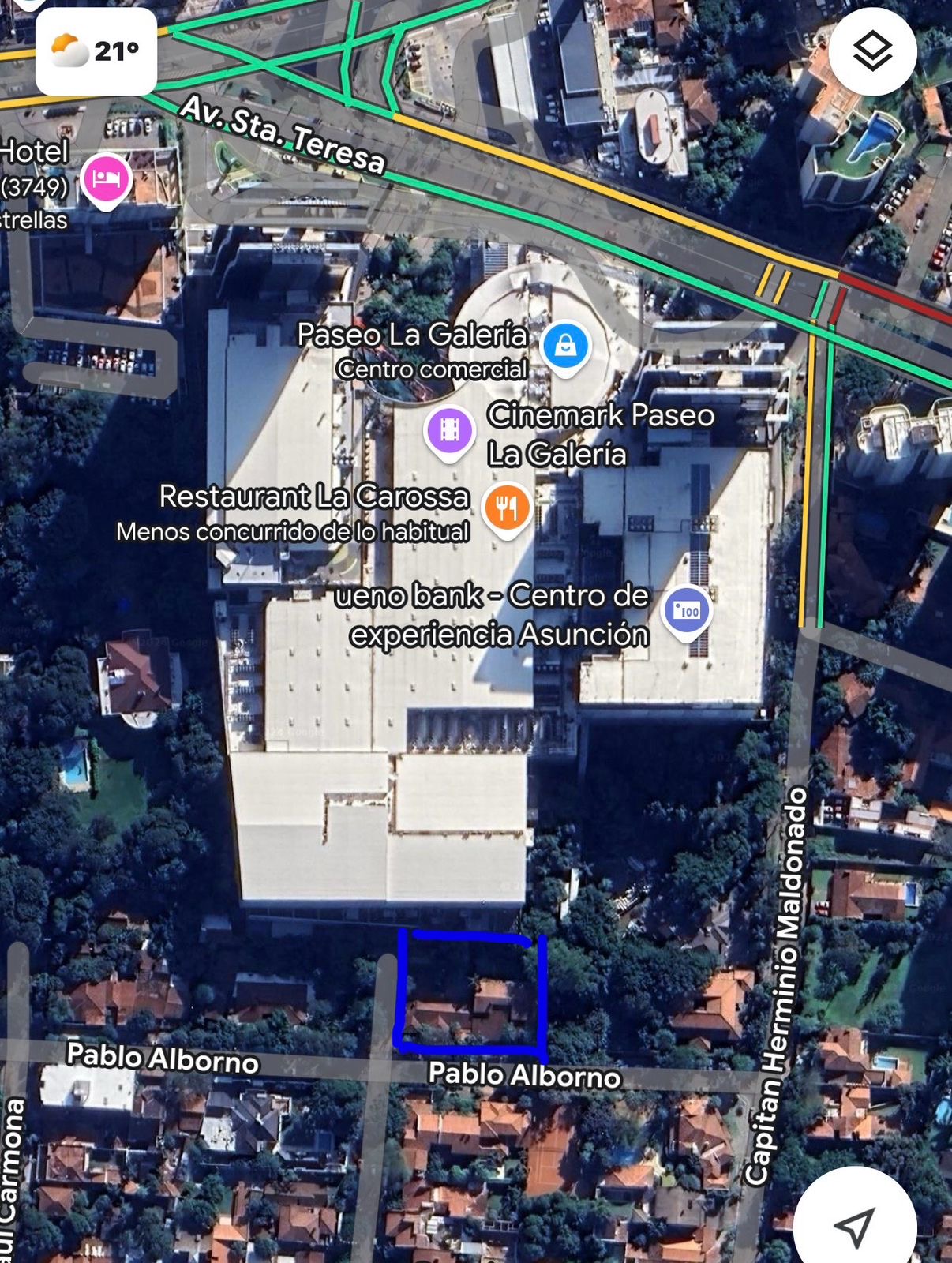 Propietario Vende Terreno 720 Mt  en La Manzana del Paseo La Galería- Torre 55 — foto 2