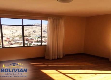 Alto Obrajes Sector "a" Acogedor Y Soleado Departamento