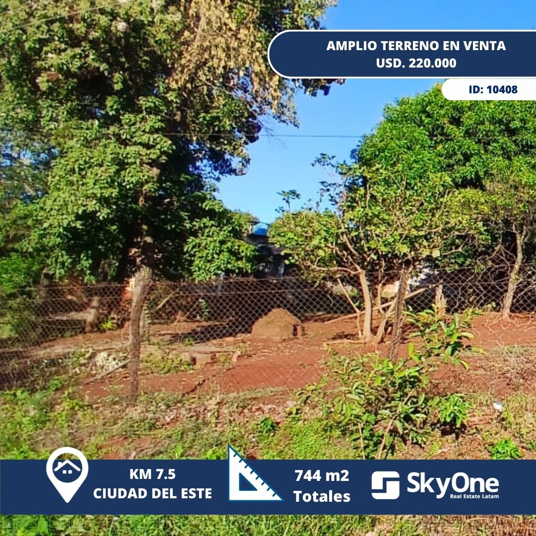 VENDO DOS HERMOSOS TERRENOS EN CIUDAD DEL ESTE FRACCIÓN YBYCUÍ — foto 2