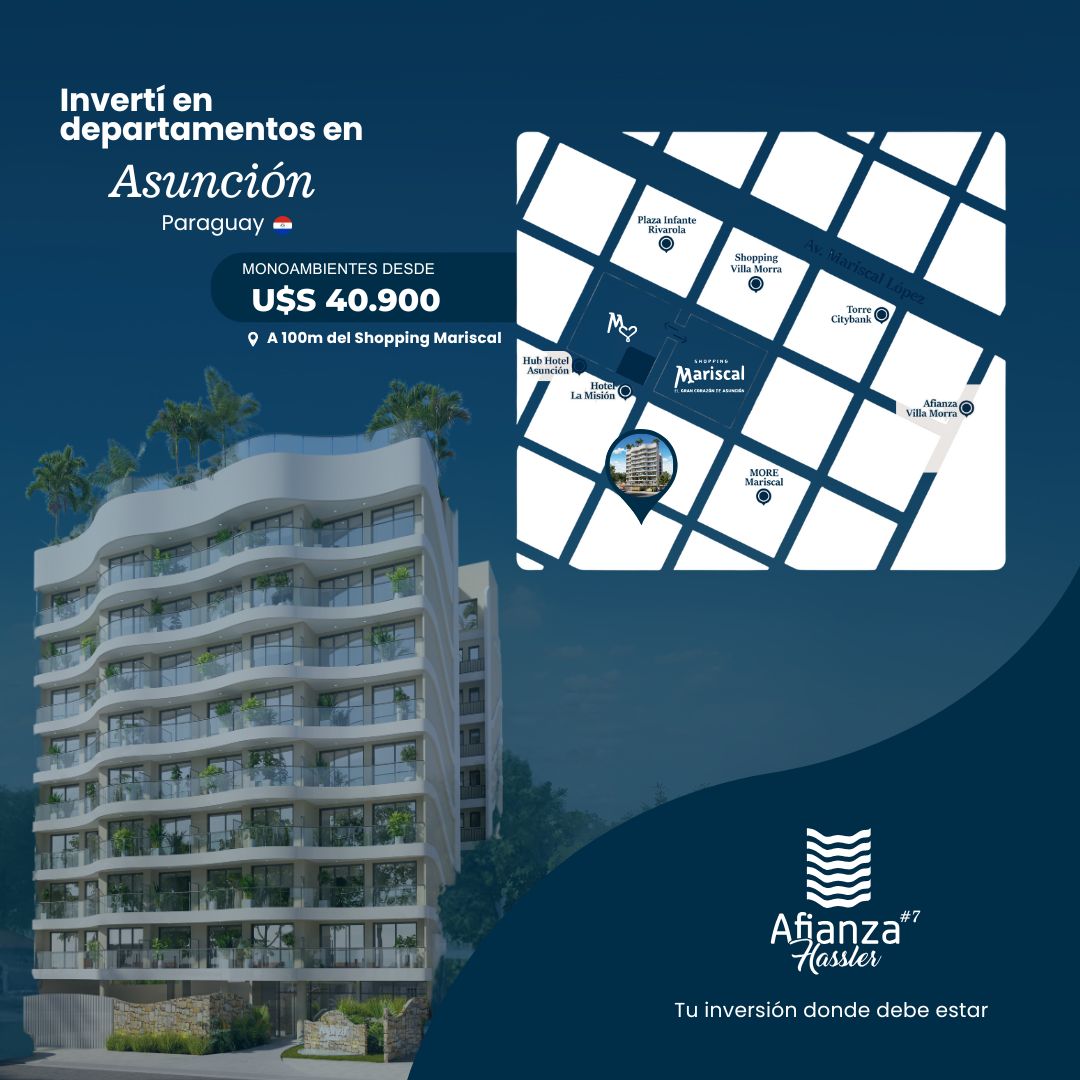VENDO DEPARTAMENTO EN AFIANZA HASSLER #7 — foto 2