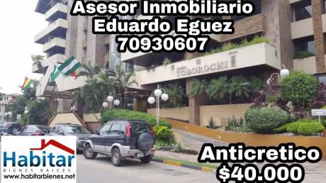 Hermoso Departamento Amoblado En Equipetrol Anticretico