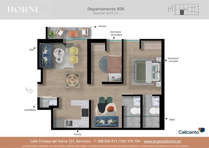 Departamento en venta en Barranco