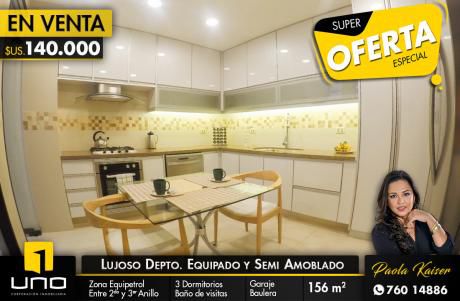 Oferta! Lujoso Depato En Equipetrol