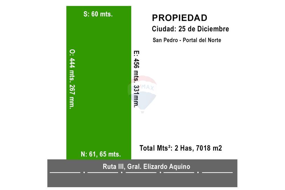 IMPORTANTE PROPIEDAD DE 2,7 Ha. s/ RUTA 3 !!! — foto 3
